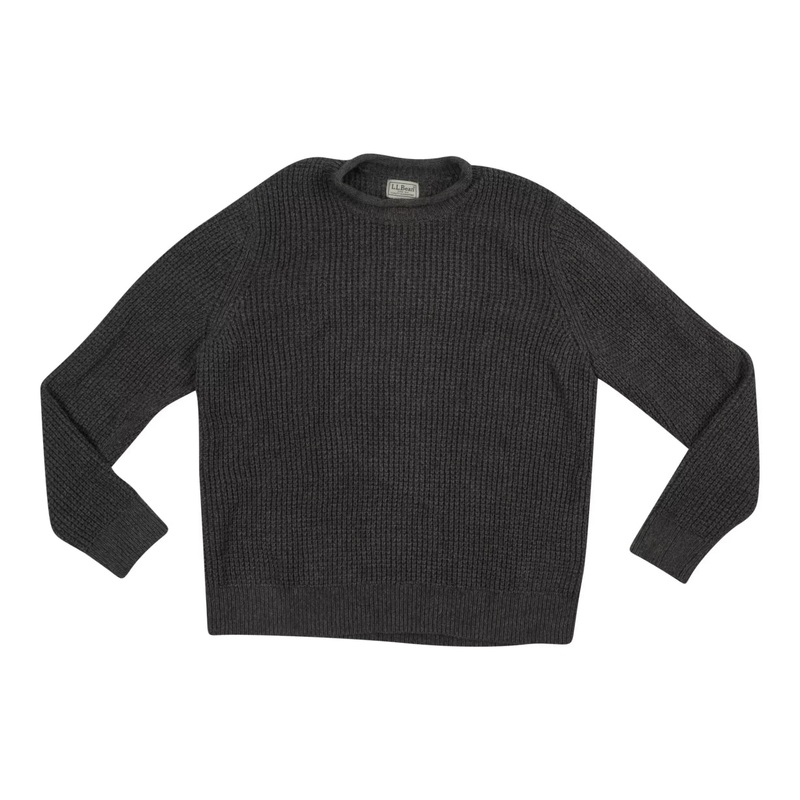 L.L.Bean Organic Cotton Waffle Sweater - Men's