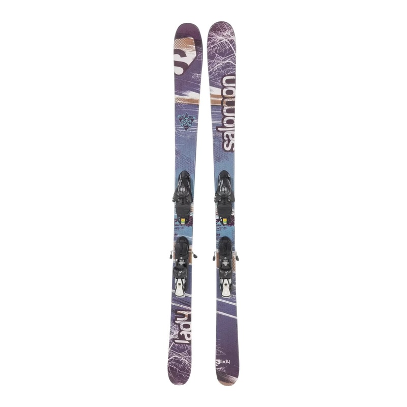 Salomon Lady Skis 2012 - Women's w/ Salomon Z10 Demo Bindings