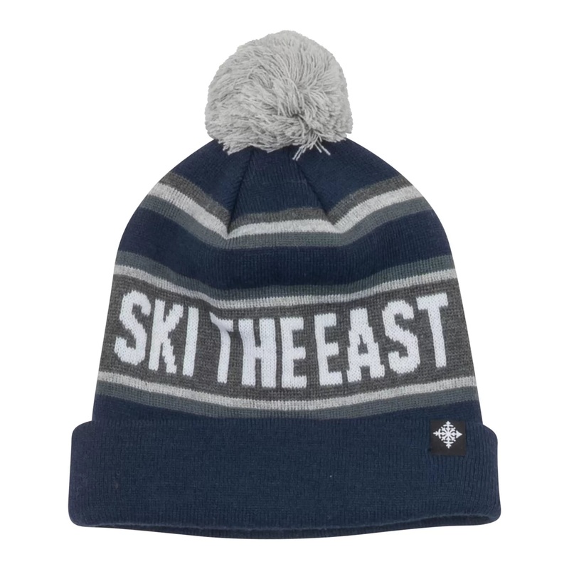 Ski the East Powder Day Pom Beanie