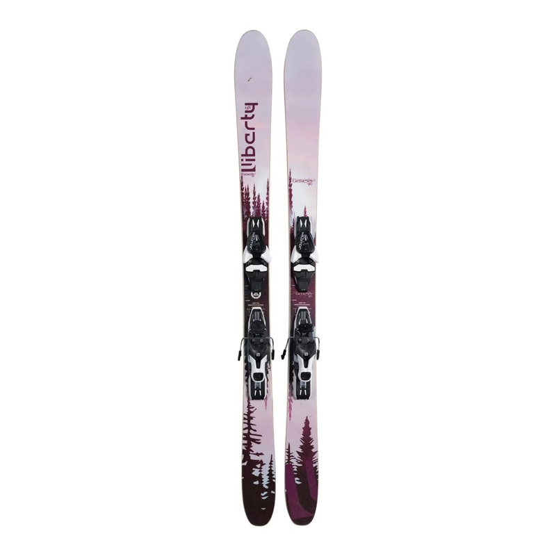 Liberty Genesis 90 Skis w/ Salomon Mercury 11 Demo Bindings 2019 - 158cm
