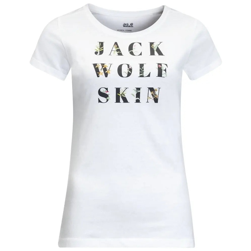 Jack Wolfskin Flower Letter T-Shirt - Women's