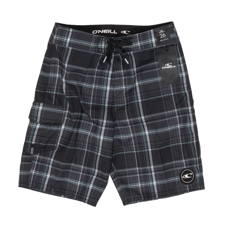 O'Neill Santa Cruz Plaid Board Short - Boys'