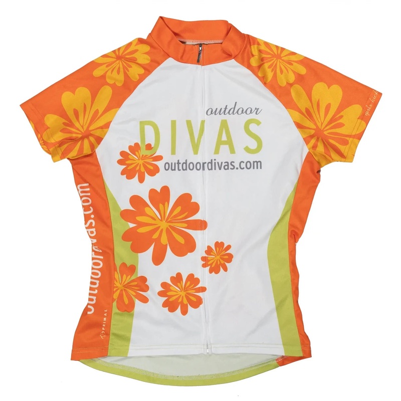 Outdoor Divas Short Sleeve Cycling Jersey - Women's