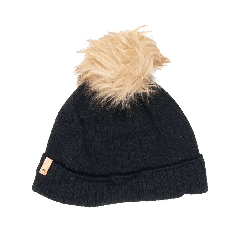 Tentree Wool Faux Fur Pom Beanie