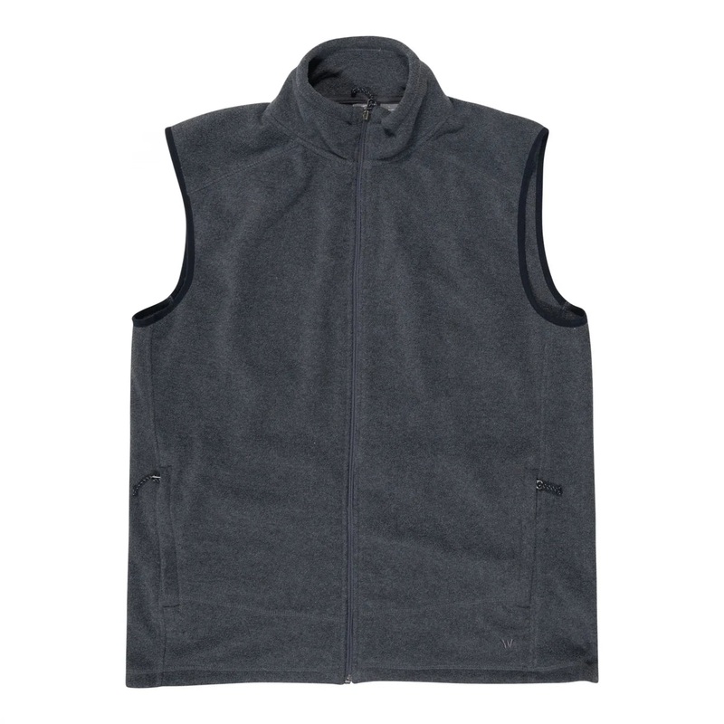 White Sierra Fleece Vest - Men's