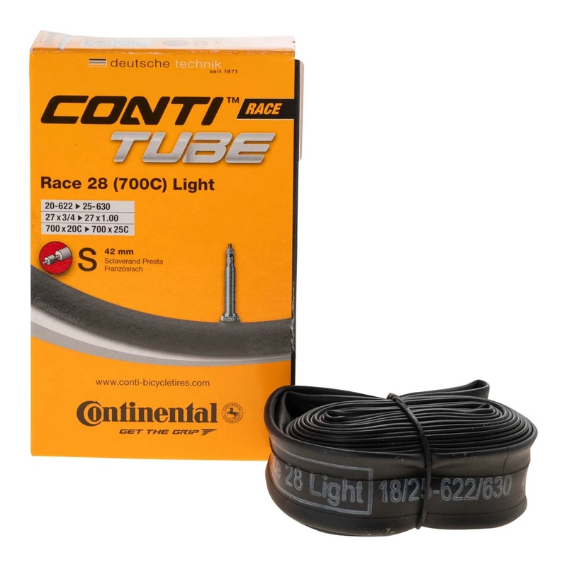 Continental Race 28 Light 42mm Presta Road Bike Tube