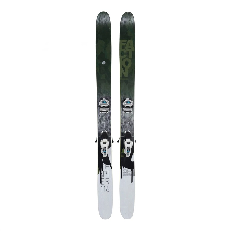Faction Chapter 116 Skis 2017 - Men's w/ Marker Griffon 13 Bindings