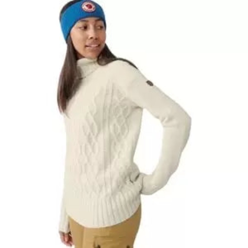 Fjllrven Ovik Cable Knit Roller Neck Sweater