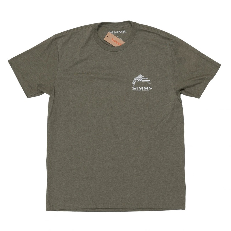 Simms Wooden Flag Trout T-Shirt