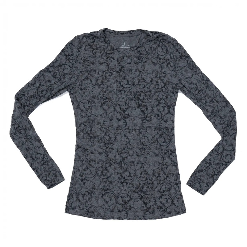 Cuddl Duds Floral Softwear Stretch Top
