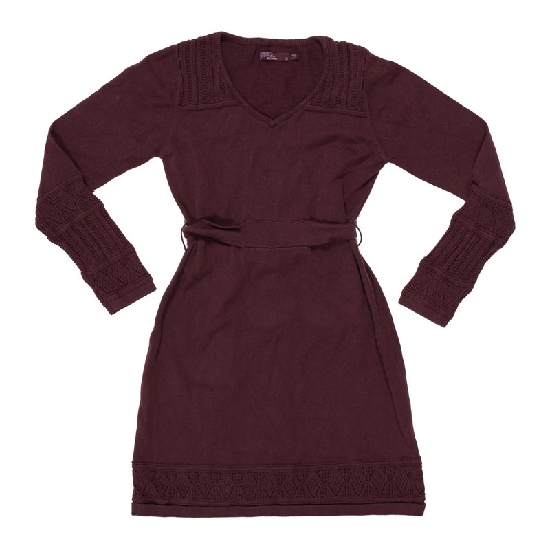PrAna Tie-Waist Knit Dress