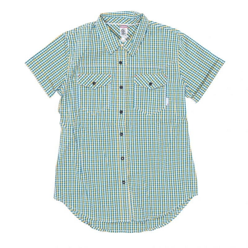 Stio Microcheck Plaid Short Sleeve Shirt - Women's (SAMPLE)