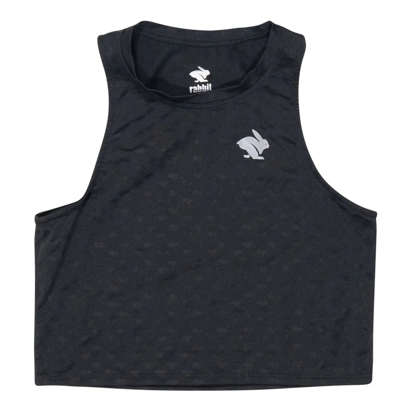 Rabbit Running Cropped Mesh Tank Top - Women's