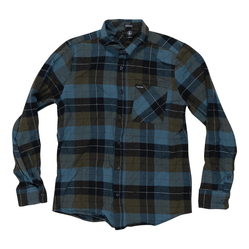 Volcom Plaid To Meet U Long Sleeve Flannel