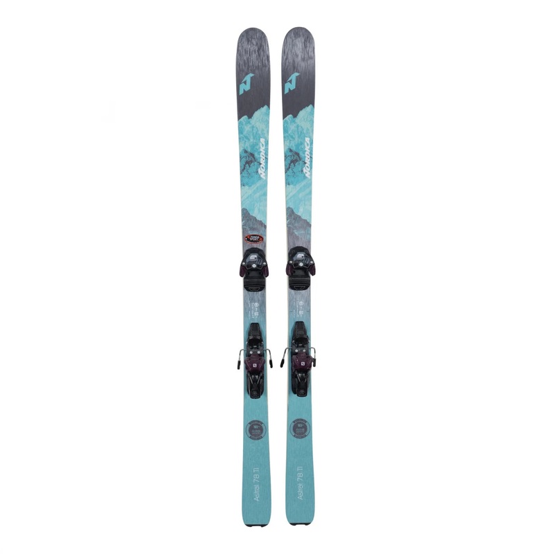Nordica Astral 78 Ti Skis 2021 w/ Salomon Warden 11 Bindings
