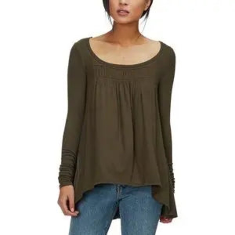 Free People Love Valley Long-Sleeve Top