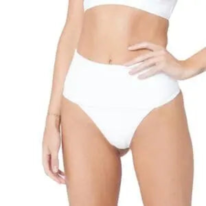 L Space Desi Pointelle Rib Classic Bikini Bottom