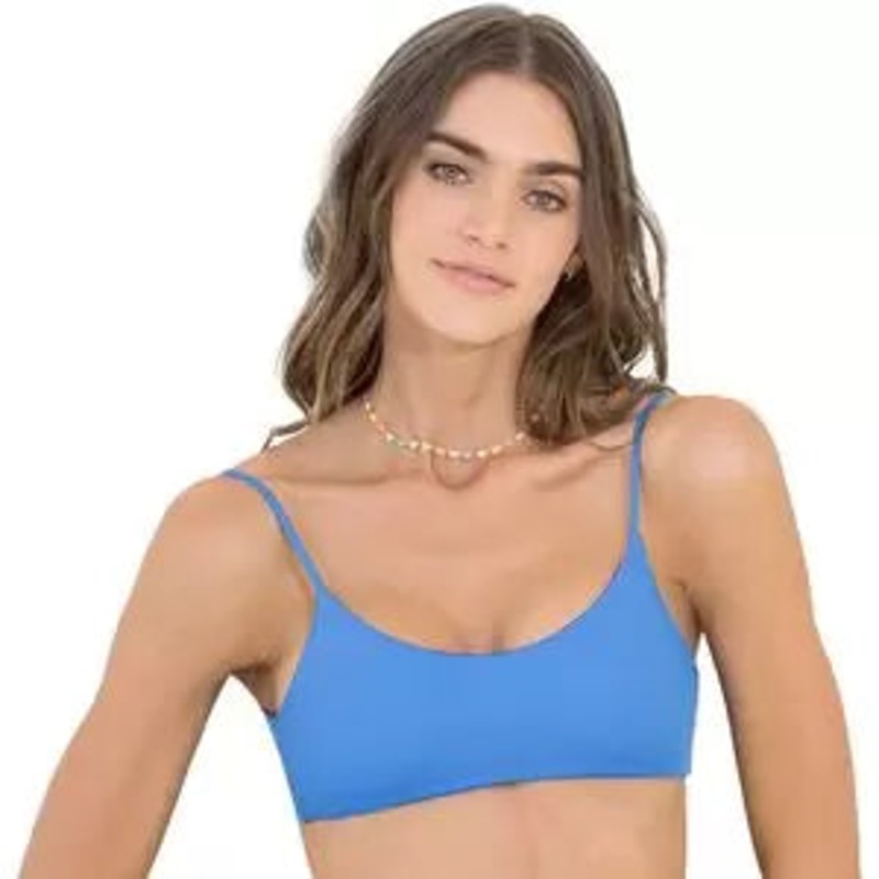 Maaji Maya Blue Lani Sporty Bralette Bikini Top