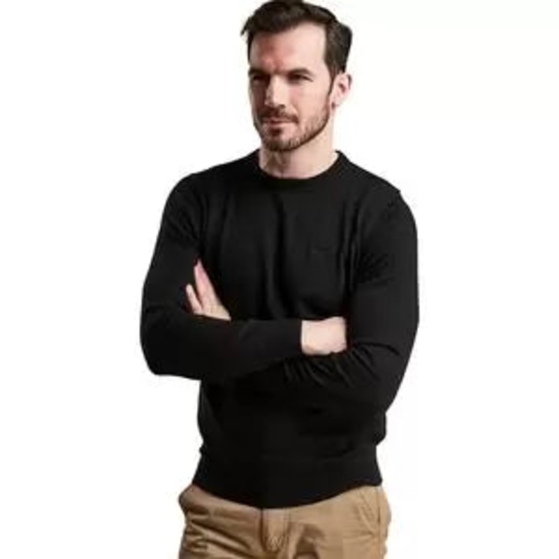 Barbour International Cotton Crew Neck Sweater