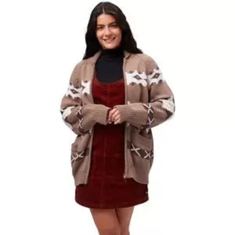 Basin and Range Intarsia Cardigan