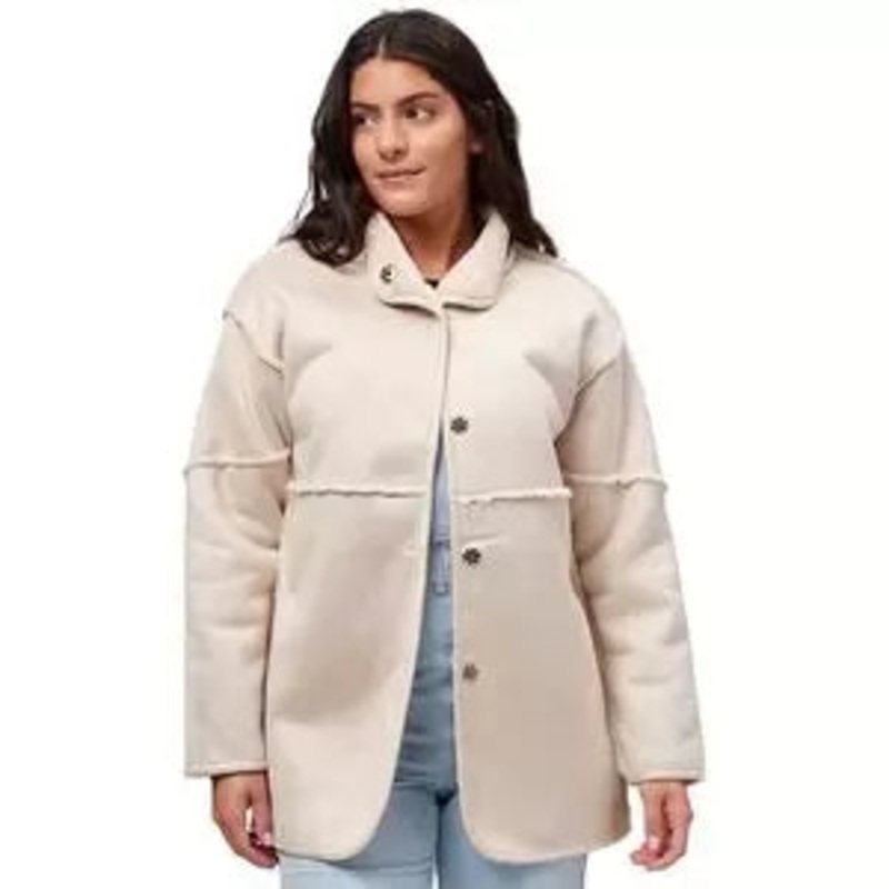 Dylan Lux Suede + Sherpa Jacket