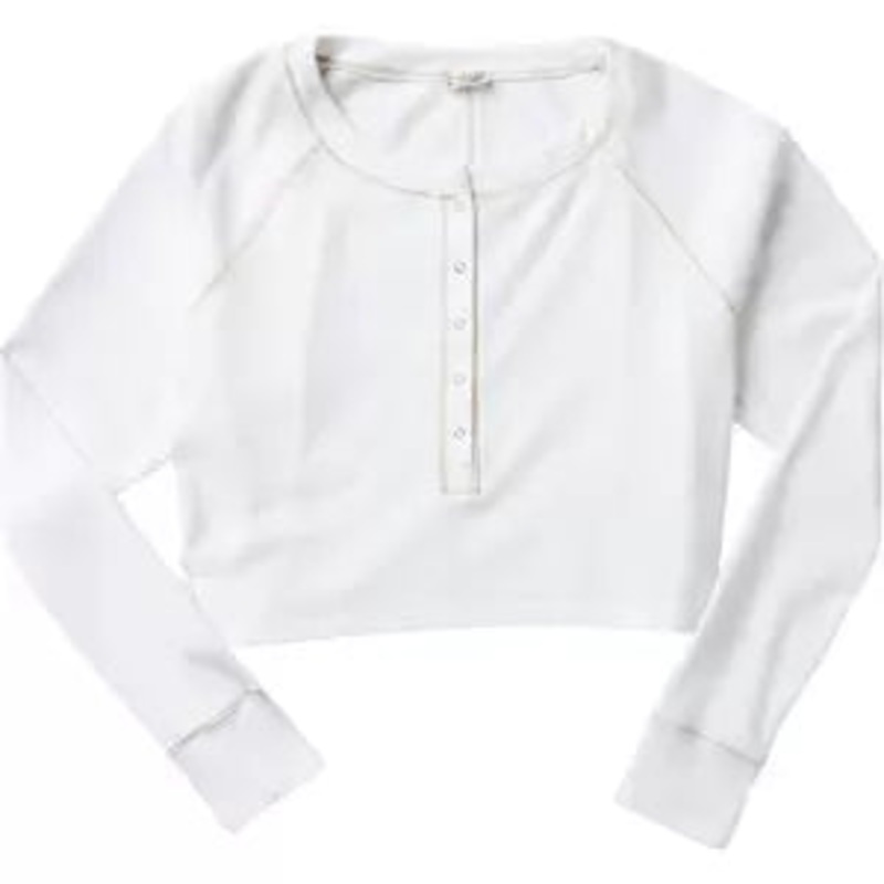Free People Early Night Cropped Pullover