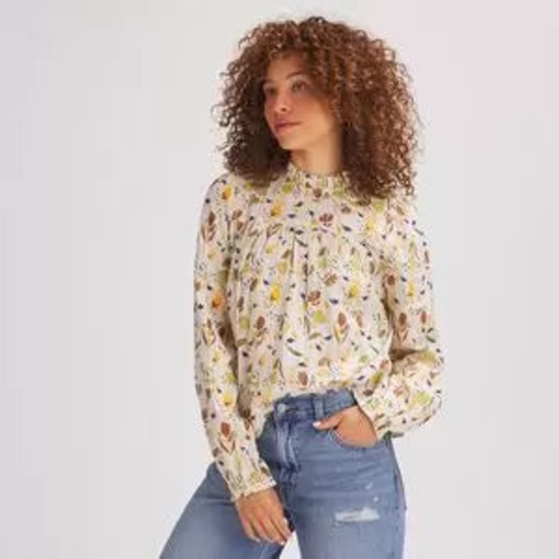Basin and Range Floral Yoke Shirt