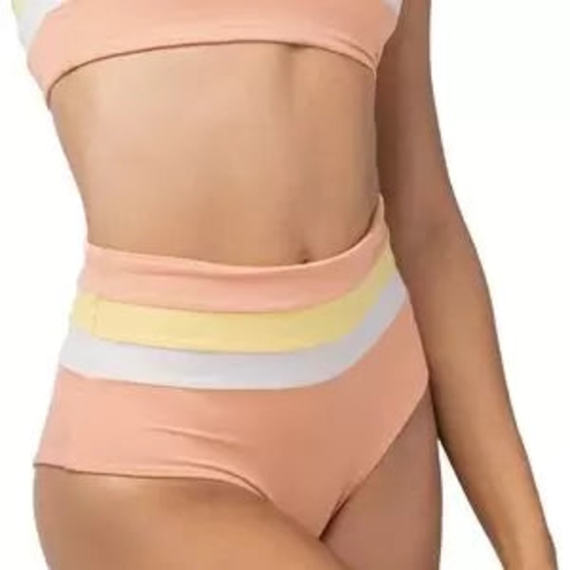 L Space Portia Stripe Bikini Bottom