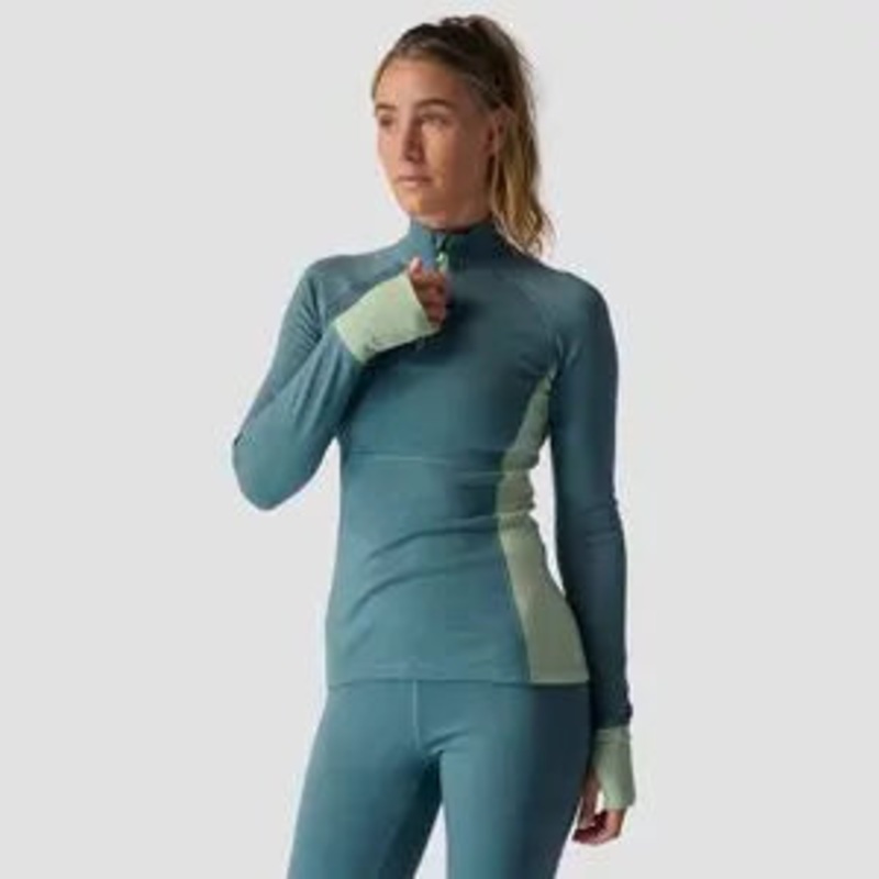 Backcountry Spruces Mid-Weight Merino Baselayer 1/4-Zip Top