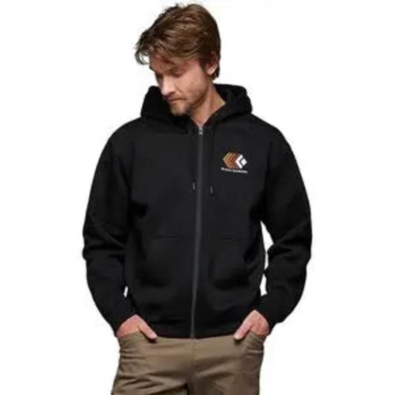 Black Diamond Faded Full-Zip Hoodie