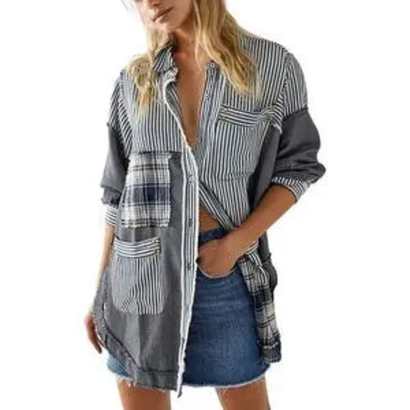 Free People Railroad Dreams Button Up