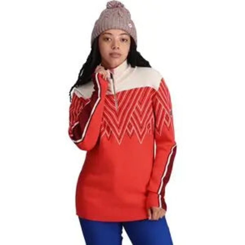 Kari Traa Voss Ski Knit Half Zip Sweater