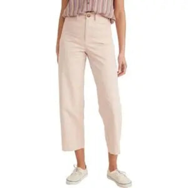Marine Layer Bridget Slim Wide Leg Crop Pants