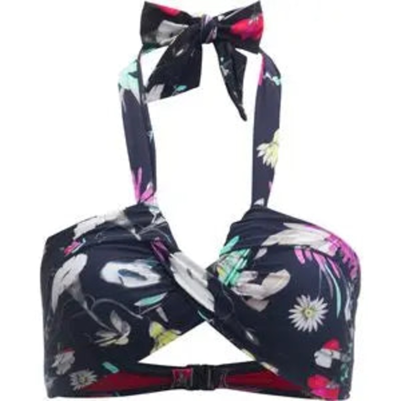 Seafolly Flower Festival Bandeau Bikini Top