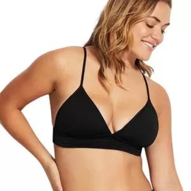 Seafolly Quilted Fixed Tri Bikini Top