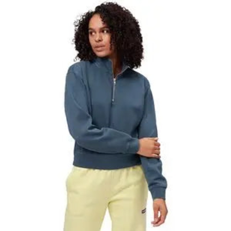 Stoic Cotton Cropped 1/4-Zip Pullover