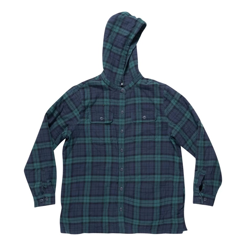L.L.Bean Fleece-Lined Hooded Flannel