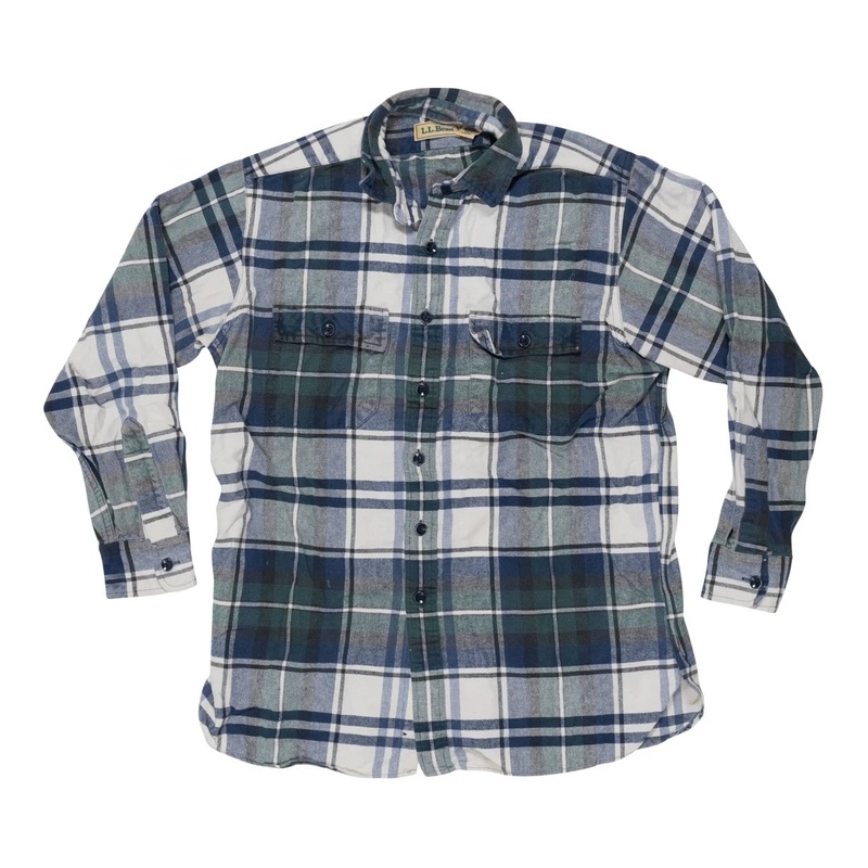 L.L. Bean Cotton Canvas Button-Down Shirt
