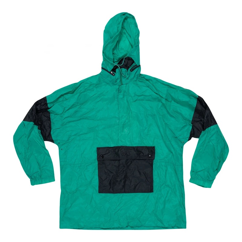 Asics Vintage Half Zip Hooded Windbreaker