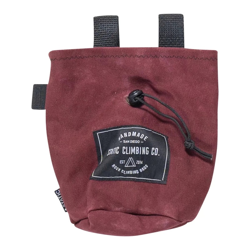 Static Climbing Waxed Canvas Chalk Bag