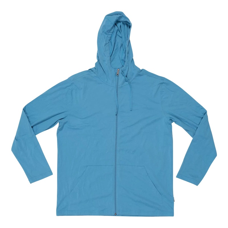 White Sierra Bug Free Jersey Full Zip Hoody