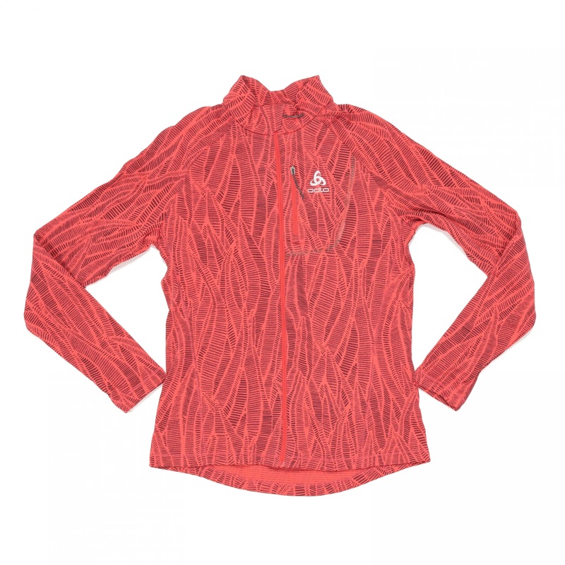 Odlo Fli Light Print Midlayer Full Zip - Women's