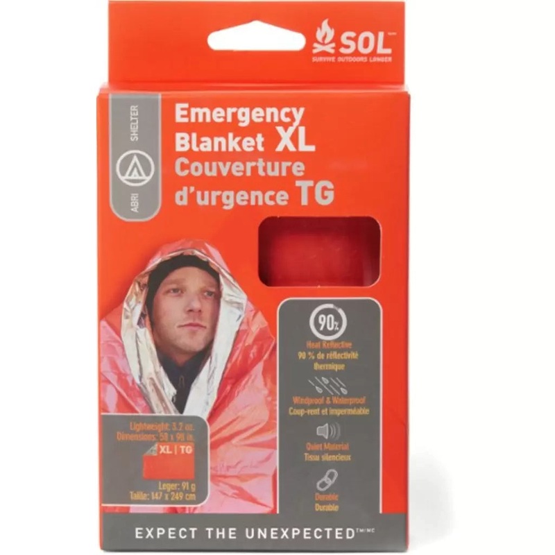 Survive Outdoors Longer Emergency Blanket XL