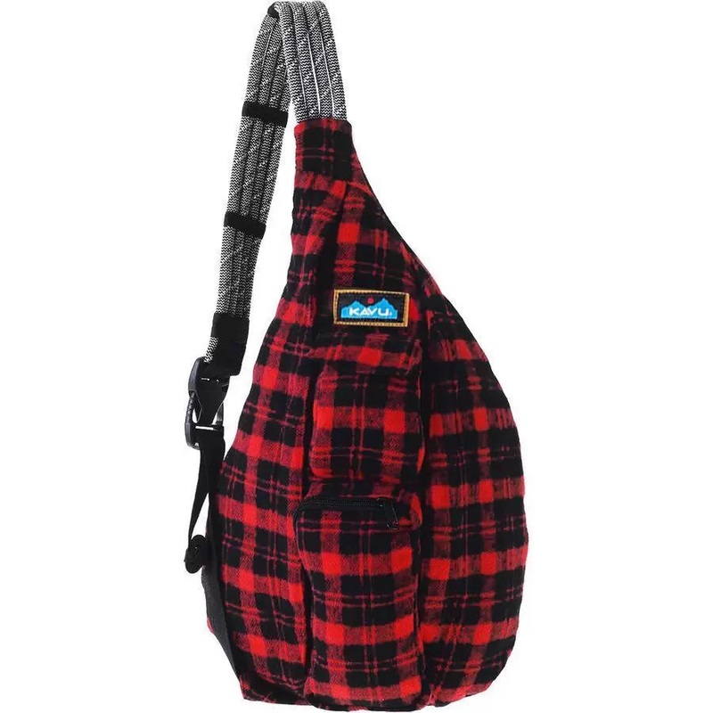 Kavu Plaid Rope Bag