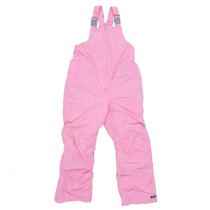 Lands' End Husky Squall Waterproof Iron Knee Bibs - Girls'