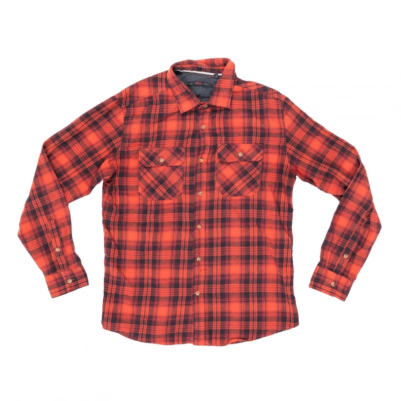 Stoic Long-Sleeve Button Up Flannel Shirt - Men's