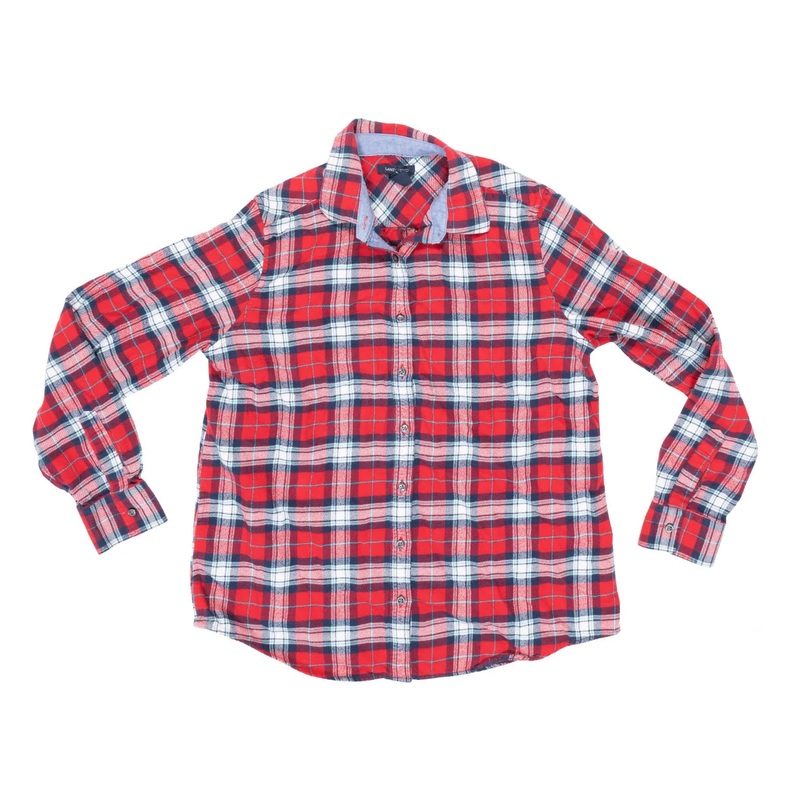 Lands' End Flannel Long Sleeve Shirt - Women's