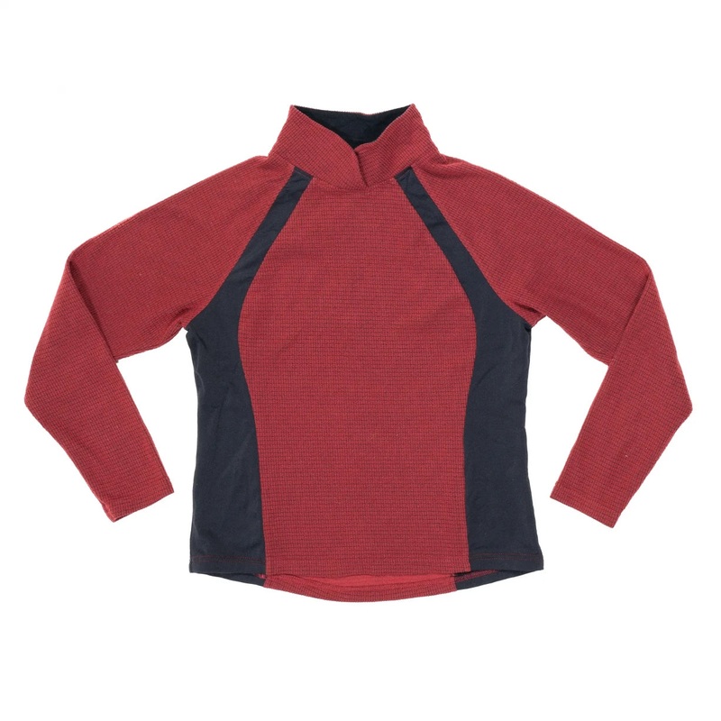 L.L. Bean Grid Fleece Pullover