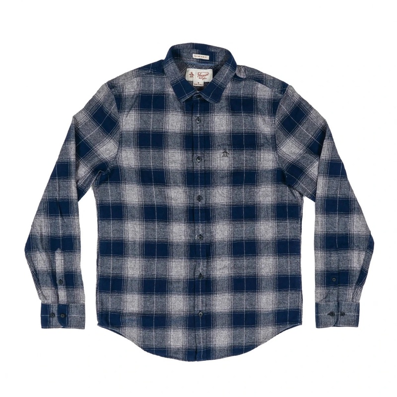 Original Penguin Flannel Button Down - Men's
