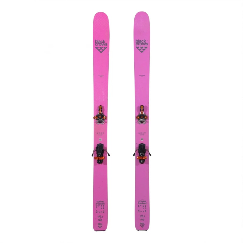 Black Crows and G3 Corvus Freebird Skis with G3 ION 12 Bindings